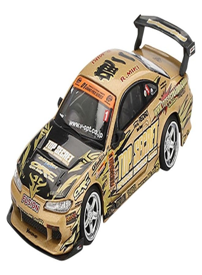 MINI GT 1/64 Nissan Silvia (S15) Top Secret D1GP (Right Handle) Finished Product MGT00714-BL - Image 1